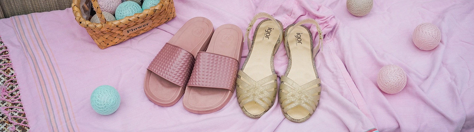 Jelly Sandals and Beachwear