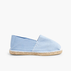 Slip-on Espadrilles for Kids and Adults (S10.5) Sky Blue