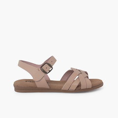 Sandals with Gel Insoles Beige