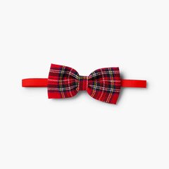 Boys' Scottish-patterned bow tie Red