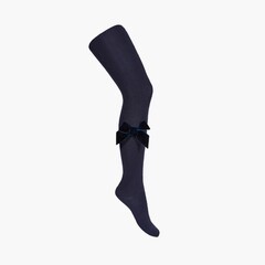 Tights with velvet bow  Navy Blue