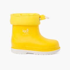 Short Adjustable Wellies Toddlers Yellow