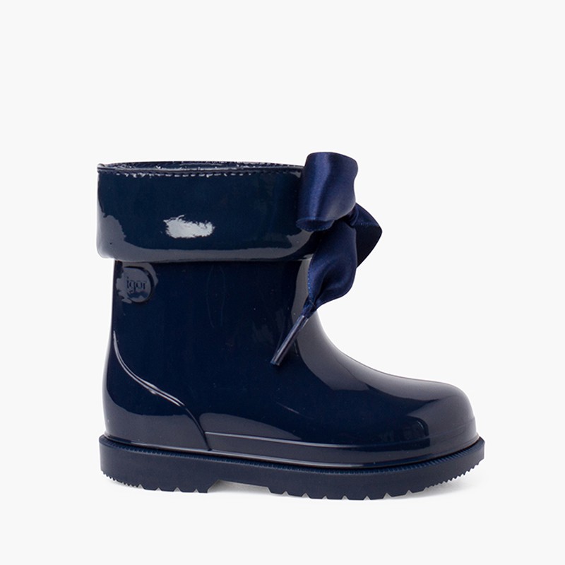 Girls bow wellies store