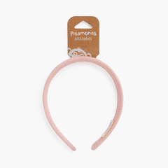  Sackcloth wide headband Pastel Pink