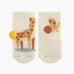 Giraffe terry socks non-slip Cava