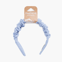 Girl scrunchie headband Sky Blue