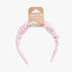 Girl scrunchie headband Pastel Pink