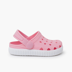 Rubber clogs trainers type Pink