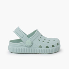 Rubber Clogs Trainers Type Coloured Sole  Mint