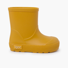 Soft-soled Wellies for Children Yellow