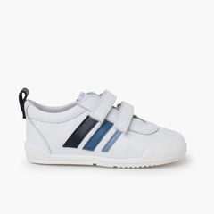 Blanditos By Crios Trainers Side Stripes White and blue