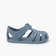 Thin sole Nemo jelly sandals hook-and-loop closure Ocean