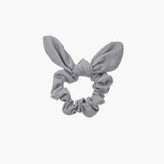 Glitter micropana scrunchie with bow Pastel Blue