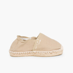 Kids Espadrilles with Elastic Band Sand