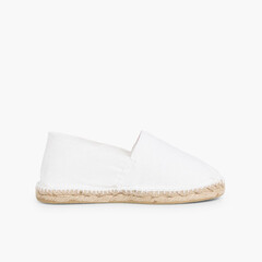 Slip-on Espadrilles for Kids and Adults (S10.5) White