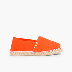 Slip-on Espadrilles for Kids and Adults (S10.5) Orange