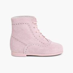 Suede Pascuala Boots Pink
