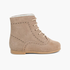Suede Pascuala Boots Taupe
