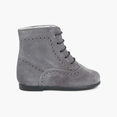 Suede Pascuala Boots Grey