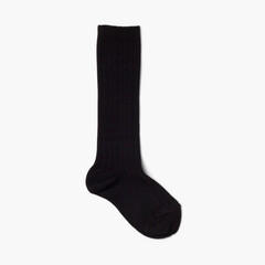 Condor High Ribbed Knit Socks Black