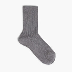 CONDOR Short Ribbed Socks Grey