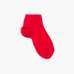 CONDOR Plain Ankle Summer Socks Red