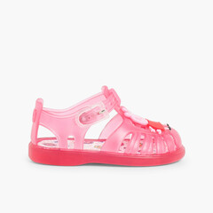Girls Peppa Pig Jelly Shoes Fuchsia