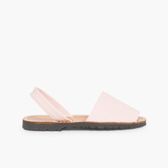 Nappa Avarcas Menorcan Sandals Pink