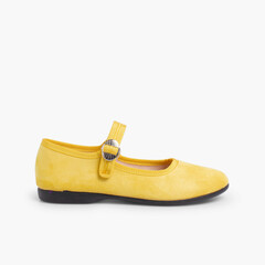 Bamara Mary Janes shoes Mustard