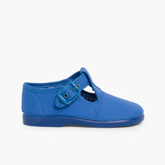 T-Bar canvas shoes  Blue Klein