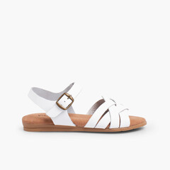 Sandals with Gel Insoles White