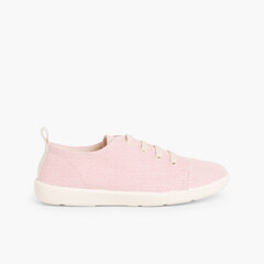 Casual Canvas Shoes Pink