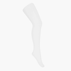 Girls' Coloured Tights White