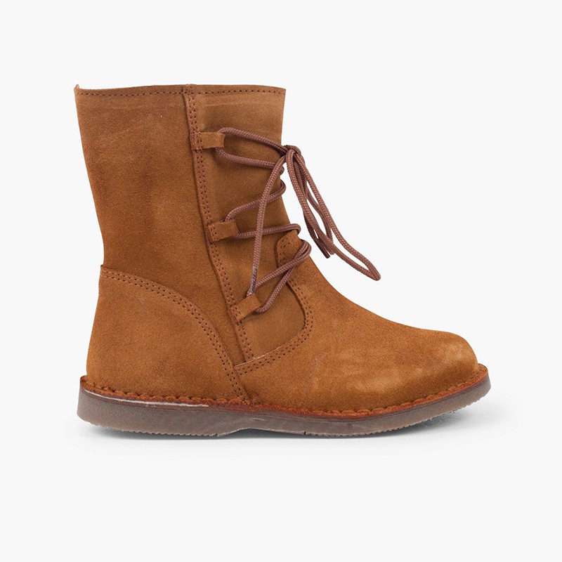 Girls Sheepskin Boots Shoes for Cold Weather