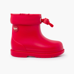 Wellington boots for children pastel colors Red