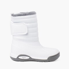Patent Après-ski boots Fur Lining Adjustable Closure White