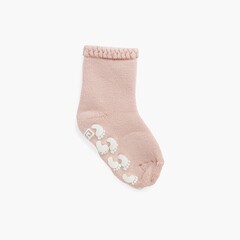  Non-slip socks carved cuff prints Pink