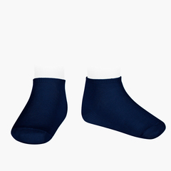 Stretch cotton invisible socks Navy Blue