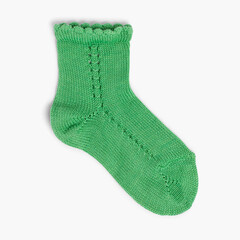 CONDOR Pointelle Short Summer Socks  Andalusia Green