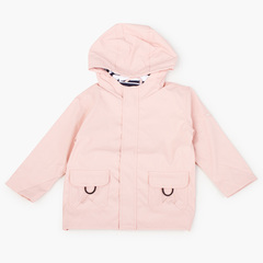 Boys raincoat with zip closure pockets Blush pink