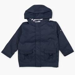 Boys raincoat with zip closure pockets Navy Blue