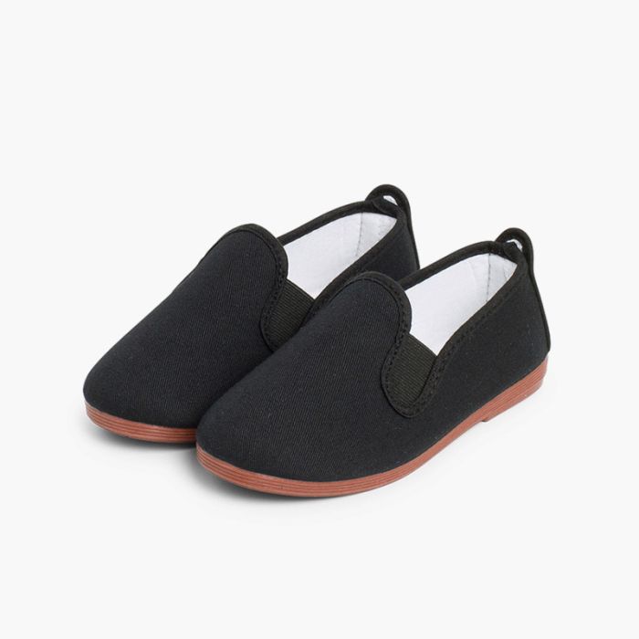 Jigsaw libby slip on canvas plimsolls shop