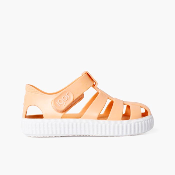 Red jelly sandals hotsell