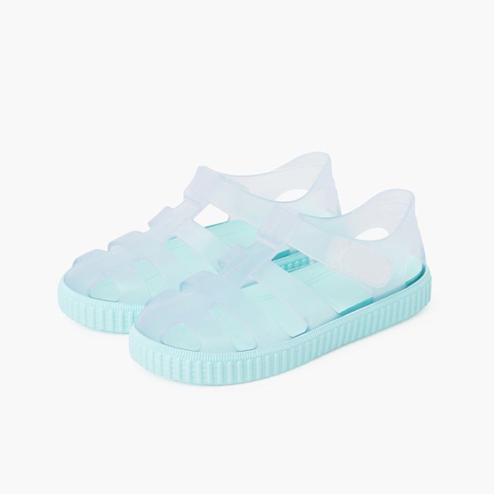 Coloured soles jelly shoes Trainers type sandals