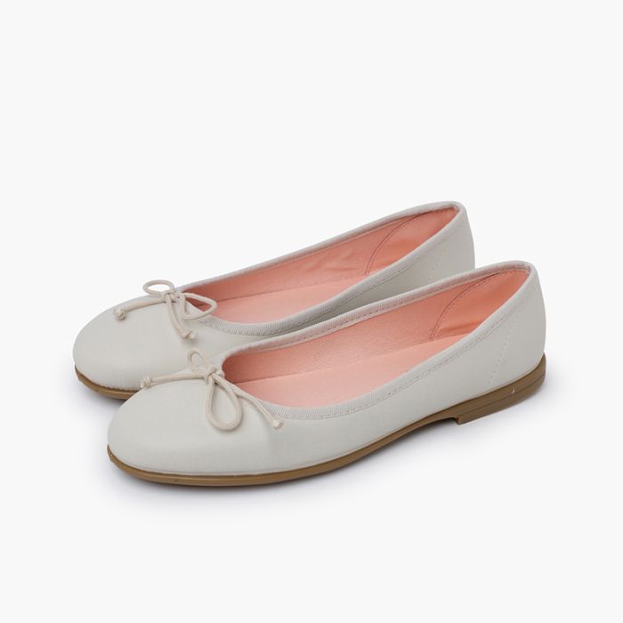 Leather ballet pumps shop