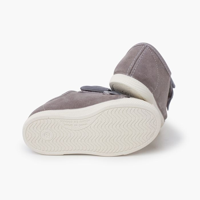 Grey velvet trainers hot sale