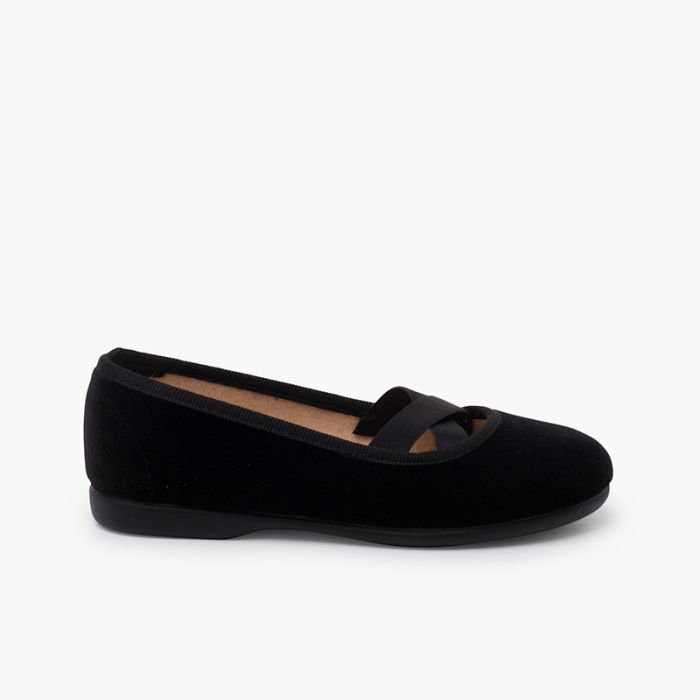 Black flats for girls outlet