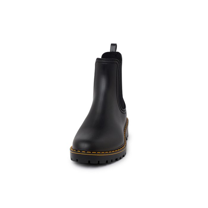 Matte wellies stitching track sole