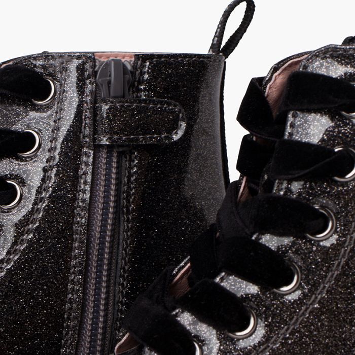 Garvalin patent biker boots for girls Pisamonas