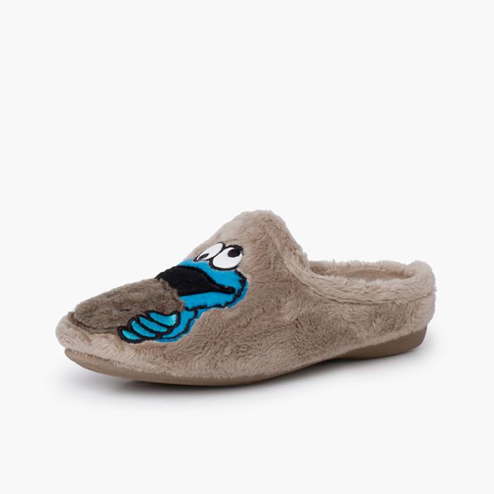 Cookie Monster clog slippers cushioned insole